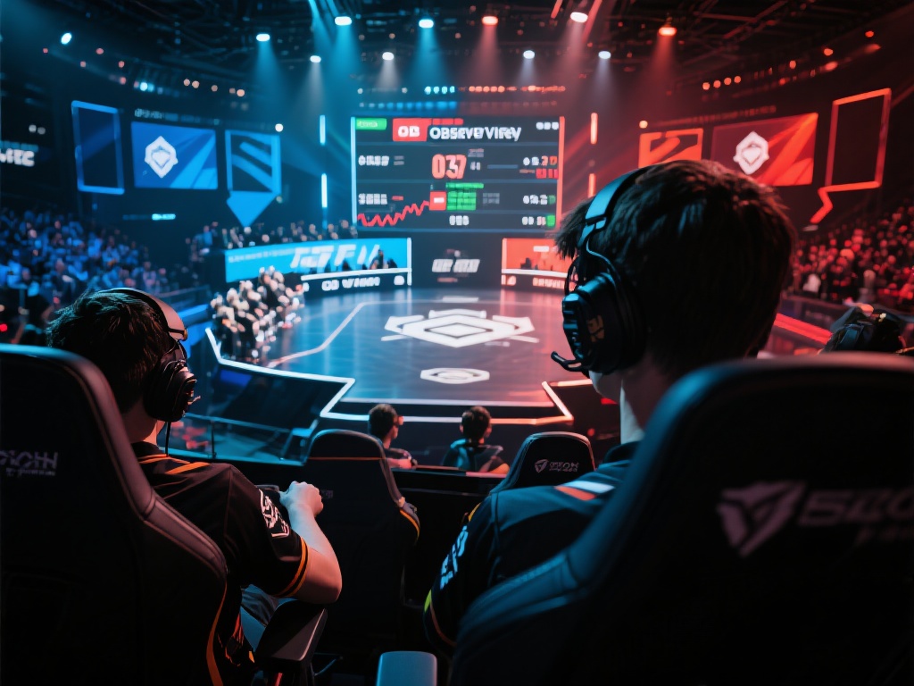 在瞬息万变的电竞赛场上，通过OB视角（Observ